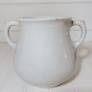 Antique Ironstone Sugar Bowl No Lid | Ironstone China Powell & Bishop